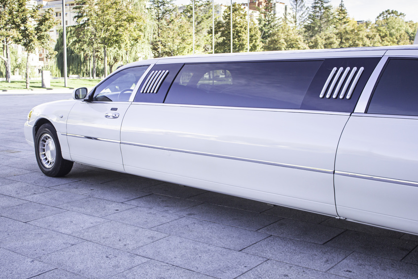 White limousine